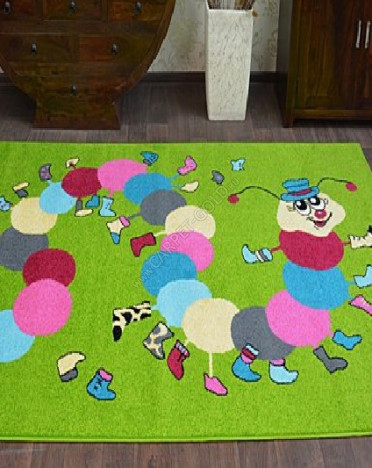 Ковер польский Agnella Funky Top Iwo green (фризе)