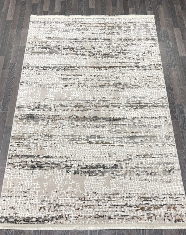 Ковер турецкий 40343C AURA (Акрил, бежевый, серый)